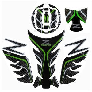 Sada podložek nádrže kompatibilní s Kawasaki Z 900 17-24 ochrana uzávěru nádrže Zaddox TPS