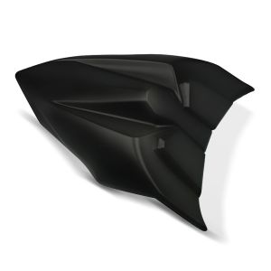 Pillion päällinen Kawasaki Ninja 650 / Z 650 17-22 istuinpäällys Zaddox musta WZ17
