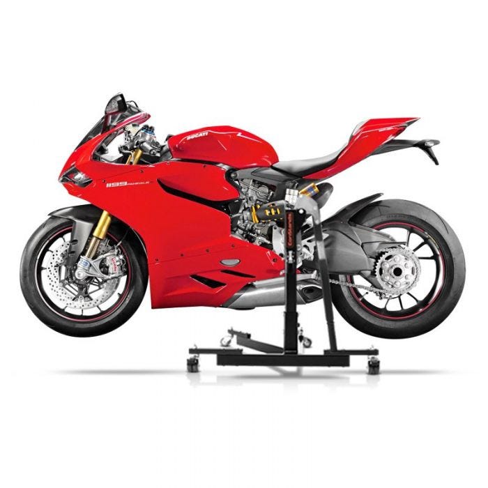 matt Motorrad Zentralständer ConStands Power Ducati 1299 Panigale S 15-17 schw 