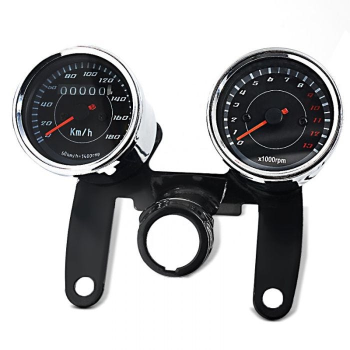 Superlow CMS chrom Motorrad Tachometer für Harley Sportster 883 Low