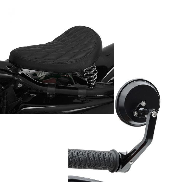 Solo Bobber Seat Yamaha XV 535 Virago Craftride With Bracket Base