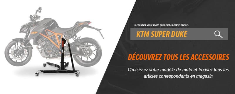  Support de levage pour moto - Support de roue avant et arrière  - Portable - Pour la plupart des motos tout-terrain - Noir